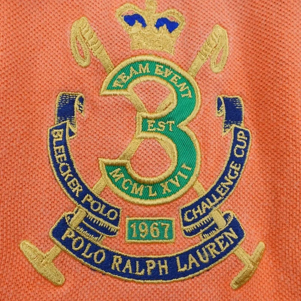 VTG Ralph Lauren Polo Shirt Men YOUTH M Big Pony Equestrian Rugby Bleecker 1967‎